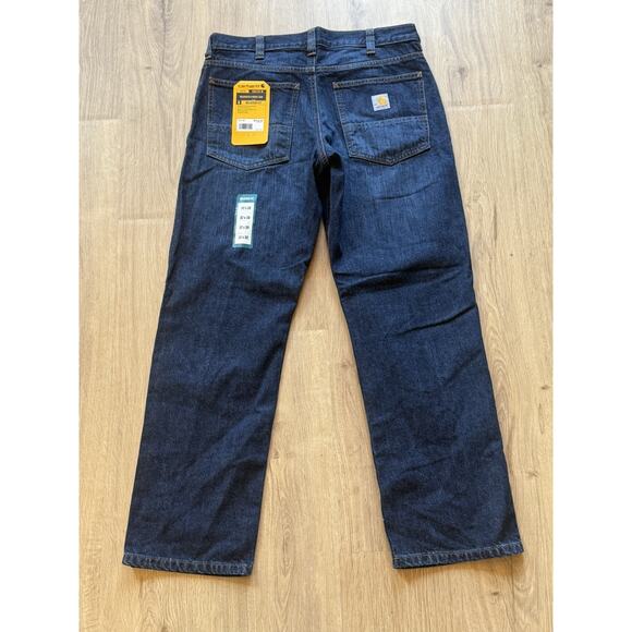 Carhartt Relaxed Fit 5-Pocket Jeans Men’s 32x30 Blue BD5119-M - Picture 9 of 9